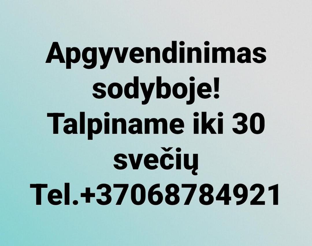 Sodyba Pas Jelena Rokiskis Buitenkant foto